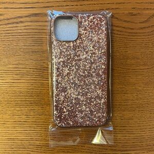 Glittery Rose Gold IPhone 13 Case